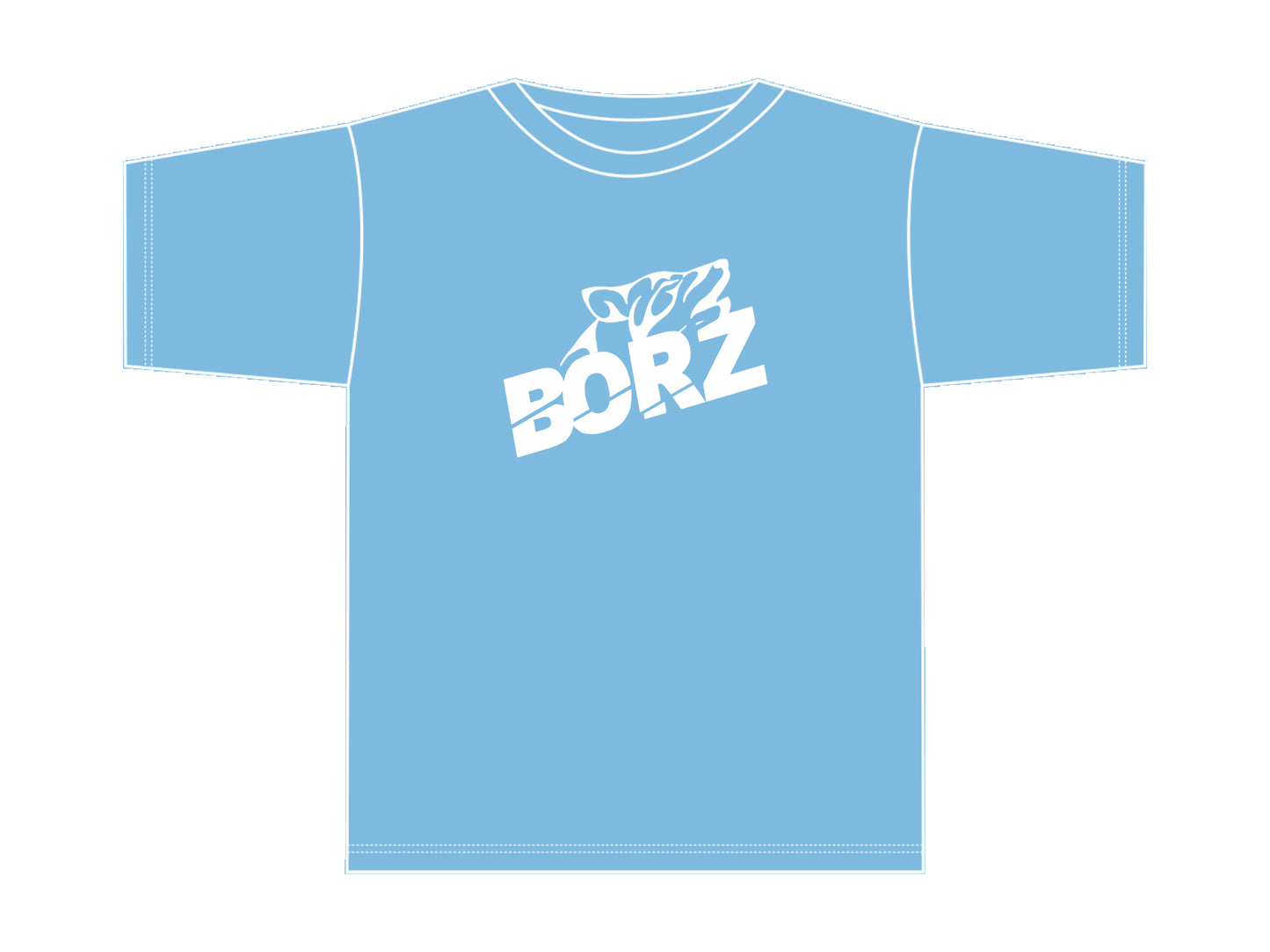 BORZ BASICS - OVERSIZED TEE - BASIC LOGO